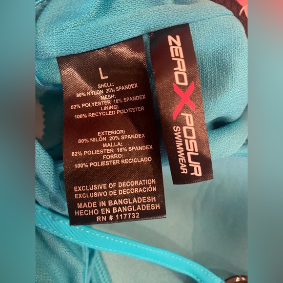 ZeroXposur 2 Piece Tankini & Swim Skort Swimsuit Set Women’s Size Large - Picture 9 of 13